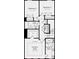 Upper floorplan with owner's suite, two bedrooms, and two bathrooms at 5033 Westmead Ln, Charlotte, NC 28262