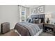 Guest bedroom with a comfortable bed and stylish decor at 5037 Westmead Ln, Charlotte, NC 28262