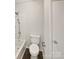 Clean bathroom with tub and shower combination at 6041 Pinebark Ct, Charlotte, NC 28212