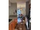 Bright dining area featuring hardwood floors and sliding glass doors with access to backyard at 11121 S Harrowfield Rd, Charlotte, NC 28226