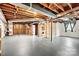 Unfinished basement with gray painted floors at 1160 Nw 11Th Street Cir, Hickory, NC 28601