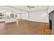 Spacious living room that opens to a modern kitchen, featuring hardwood floors and plenty of natural light at 1160 Nw 11Th Street Cir, Hickory, NC 28601
