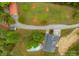 Aerial view showing house, pool, detached garage, and expansive property at 176 Butch Branch Rd, Union Grove, NC 28689
