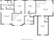 Second floor plan with multiple bedrooms and bathrooms at 176 Butch Branch Rd, Union Grove, NC 28689