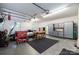Spacious garage with ample storage and workbench at 176 Butch Branch Rd, Union Grove, NC 28689
