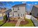 Private backyard with patio, grill and steps at 19510 Deer Valley Dr, Cornelius, NC 28031