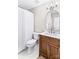 Clean bathroom with shower, toilet and vanity at 19510 Deer Valley Dr, Cornelius, NC 28031