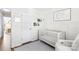 Bedroom with crib, storage and view into another room at 19510 Deer Valley Dr, Cornelius, NC 28031