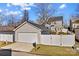 Detached garage with driveway and fenced backyard at 19510 Deer Valley Dr, Cornelius, NC 28031