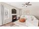 Living room with fireplace, sectional sofa, and hardwood floors at 19510 Deer Valley Dr, Cornelius, NC 28031