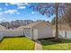 Detached storage shed in the backyard at 19510 Deer Valley Dr, Cornelius, NC 28031