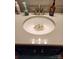 Bathroom vanity with vessel sink and decorative stones at 201 Hoskins Rd # 115, Charlotte, NC 28208