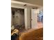 Bedroom closet with shelving and hanging rods at 201 Hoskins Rd # 115, Charlotte, NC 28208
