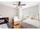 Comfortable bedroom with natural light, hardwood floors, and ample space at 311 Kaitlyn Ln, Kings Mountain, NC 28086