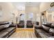Open living room with cathedral ceilings and hardwood floors at 311 Kaitlyn Ln, Kings Mountain, NC 28086