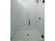 Walk-in shower featuring white subway tile and a glass door at 421 Delburg Mill Alley Dr, Davidson, NC 28036