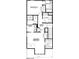 Upper level floor plan includes owner's suite with bath, laundry, and bedroom at 421 Delburg Mill Alley Dr, Davidson, NC 28036