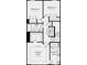 Upper level floor plan with owner's suite and two additional bedrooms at 5029 Westmead Ln, Charlotte, NC 28262