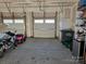 Two-car garage with extra storage space at 5860 Clan Maclaine Dr, Charlotte, NC 28278