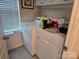 Convenient laundry room with washer and dryer at 5860 Clan Maclaine Dr, Charlotte, NC 28278