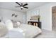 Main bedroom with large window and modern decor at 710 N Cedar St, Lincolnton, NC 28092