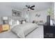 Spacious bedroom with king bed and stylish decor at 710 N Cedar St, Lincolnton, NC 28092
