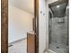 Clean bathroom with walk-in shower and updated fixtures at 78 Honeysuckle Woods, Lake Wylie, SC 29710