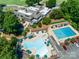 Resort-style pool and sundeck area at 78 Honeysuckle Woods, Lake Wylie, SC 29710