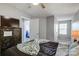 Comfortable bedroom with a double bed and access to another room at 3033 Honeylocust Ln, Fort Mill, SC 29707