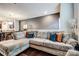 Large living room with sectional sofa and view into dining area at 3033 Honeylocust Ln, Fort Mill, SC 29707