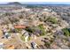 Aerial view showing the property's location in relation to surrounding homes in the neighborhood at 502 Rhyne Cir, Gastonia, NC 28054