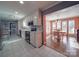 Clean kitchen with stainless steel appliances and breakfast nook at 7169 Pleasant Grove Rd, Charlotte, NC 28216
