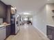 Modern kitchen with stainless steel appliances and ample cabinetry at 114 W Lee Ave, Bessemer City, NC 28016