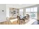 Modern kitchen with island, stainless steel appliances and dining area at 1467 Honey Trl, Monroe, NC 28112
