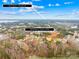 Aerial view of houses and lake, 20-minute drive to Lancaster at 15298 Windward Ln, Lancaster, SC 29720