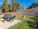 Private backyard with patio, grill, and fire pit area at 15298 Windward Ln, Lancaster, SC 29720