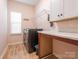 Laundry room with washer, dryer, and extra counter space at 15298 Windward Ln, Lancaster, SC 29720