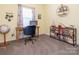 Home office with built-in shelving and comfortable workspace at 15298 Windward Ln, Lancaster, SC 29720