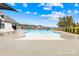 Community pool with a leisure area and shallow entry at 15298 Windward Ln, Lancaster, SC 29720