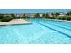 Community lap pool with ample deck space at 15298 Windward Ln, Lancaster, SC 29720