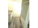 Main bathroom with granite countertop and vinyl flooring at 1827 Mcdonald St, Charlotte, NC 28216