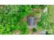 Top-down view of a single-story house nestled among mature trees at 61 17Th Street Nw Pl, Hickory, NC 28601