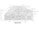 Architectural elevation diagram showing roofing shingles, stone, brick veneer, and other front home details at 6507 Rehobeth Rd # 4, Waxhaw, NC 28173