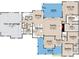 Detailed floor plan showcasing the layout of the home, including the kitchen, bedrooms, and living spaces at 6515 Rehobeth Rd # 2, Waxhaw, NC 28173