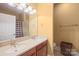Double vanity bathroom with a shower and toilet at 144 Spring Forest Dr, Shelby, NC 28152