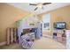 bedroom with a loft bed and plenty of storage at 144 Spring Forest Dr, Shelby, NC 28152