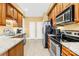 Kitchen with granite countertops, stainless steel appliances, and ample cabinetry at 144 Spring Forest Dr, Shelby, NC 28152