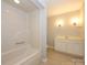 A bathroom featuring a tub and a vanity at 1448-1 New Prospect Church Rd, Shelby, NC 28150