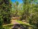 Scenic pathway leading through lush greenery and mature trees, perfect for nature enthusiasts at 1448-1 New Prospect Church Rd, Shelby, NC 28150