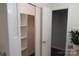 Bathroom with shelving and linen closet at 2044 Helen Dr, Gastonia, NC 28054